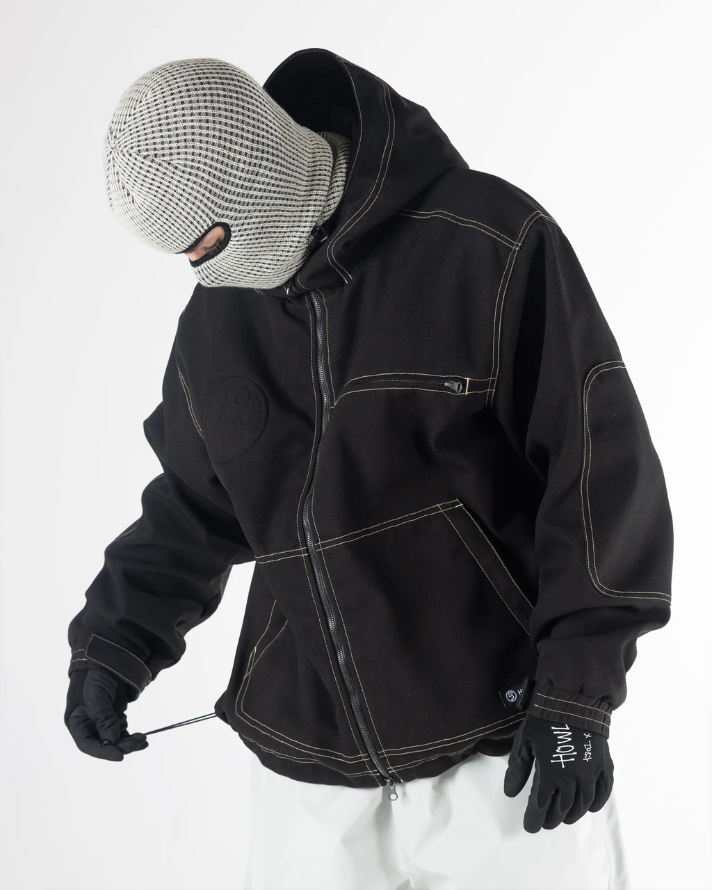 HOWL Workwear Public Winter Jacket - Black – view 6