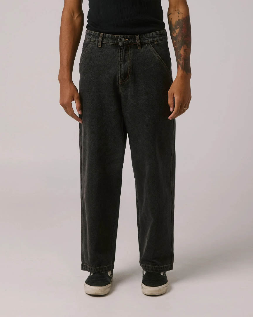 Reynolds Denim Jeans - Washed Black
