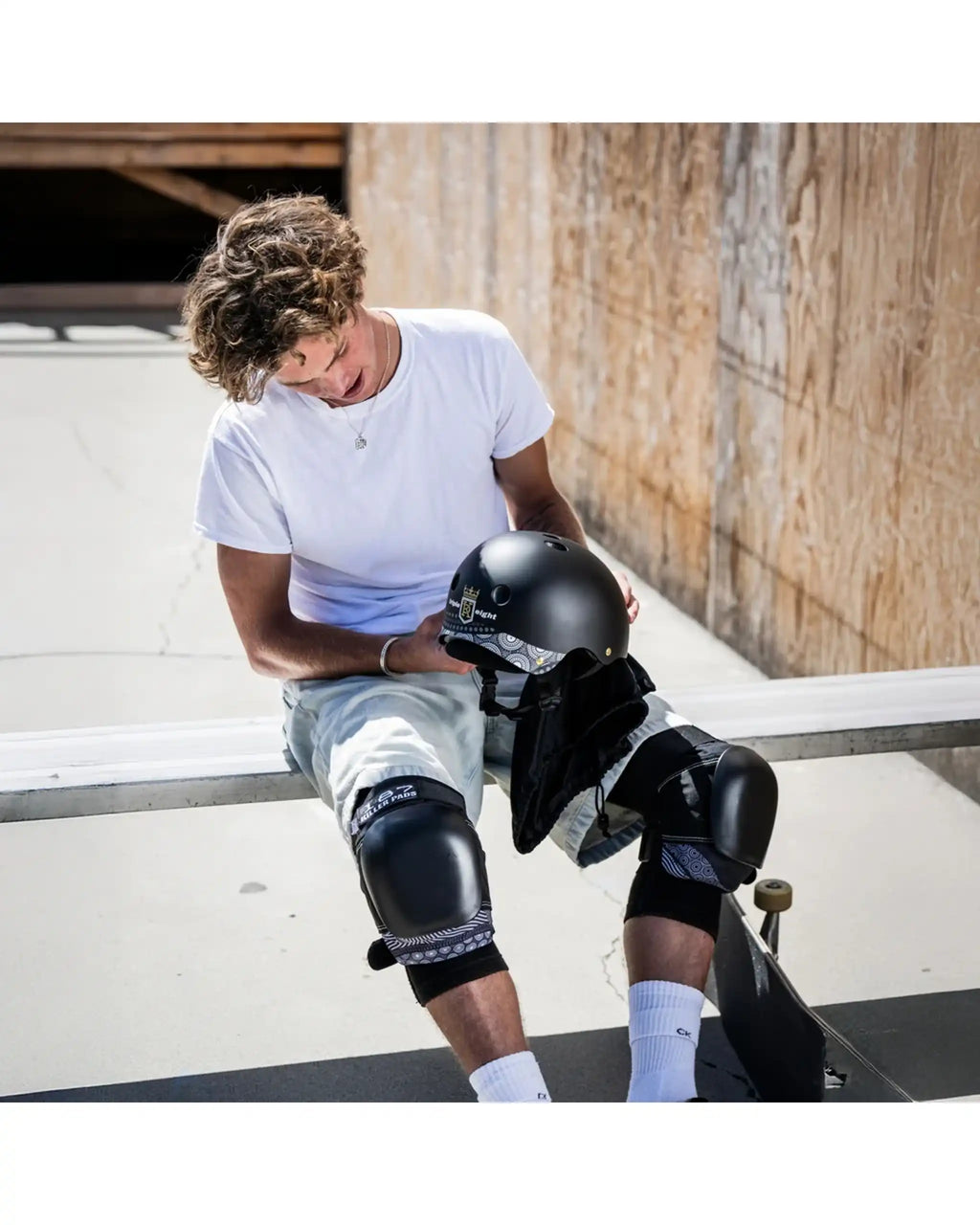 Équipement de protection Protection Pro Knee Pads Keegan Palmer - Black par 187 – vue 5