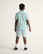 Kids Check-5 Baggy Denim Shorts - Blue Ice