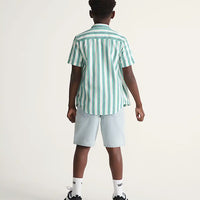 Kids Check-5 Baggy Denim Shorts - Blue Ice