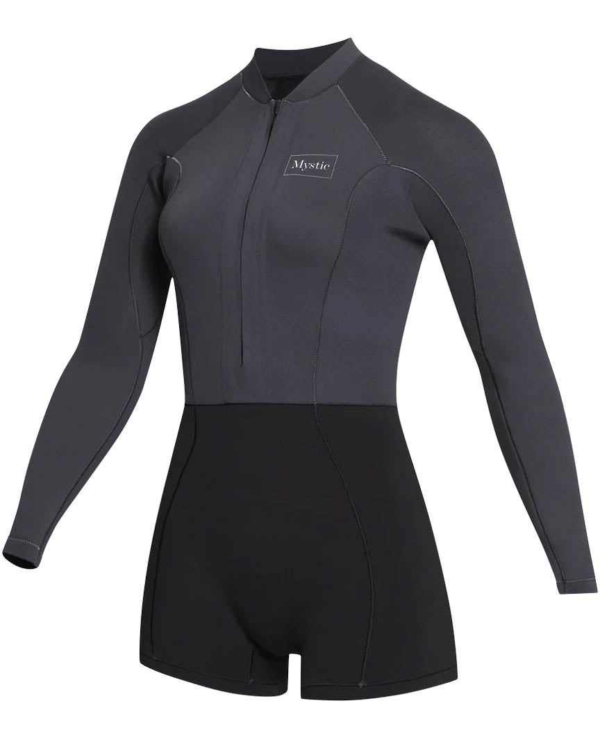 Lunar Longarm 2/2Mm Short Wetsuit - Black