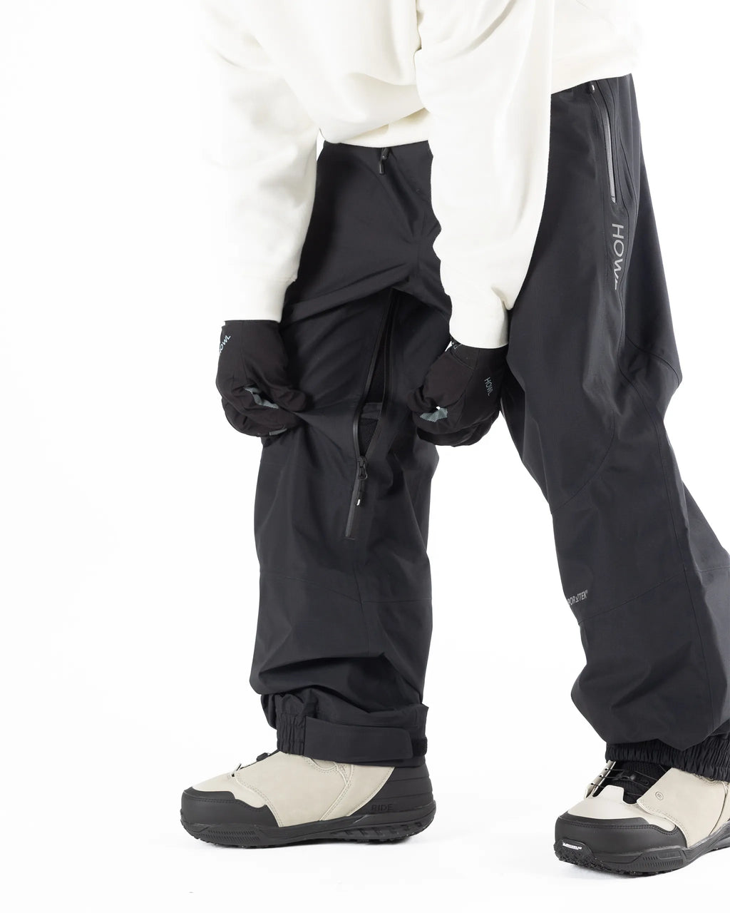 HOWL Shell Snow Pants - Black – view 5