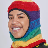 Neck warmer Chonkalicious Face Tube - Rainbow Stripe