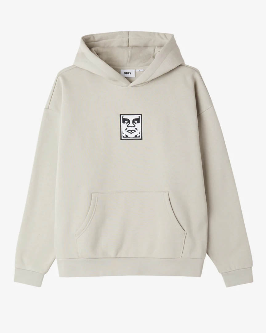 Icon Extra Heavy Hoodie - Silver Grey