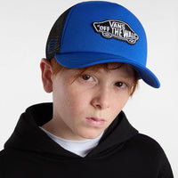 Kids Classic Patch Curved Hat - Blue/Black