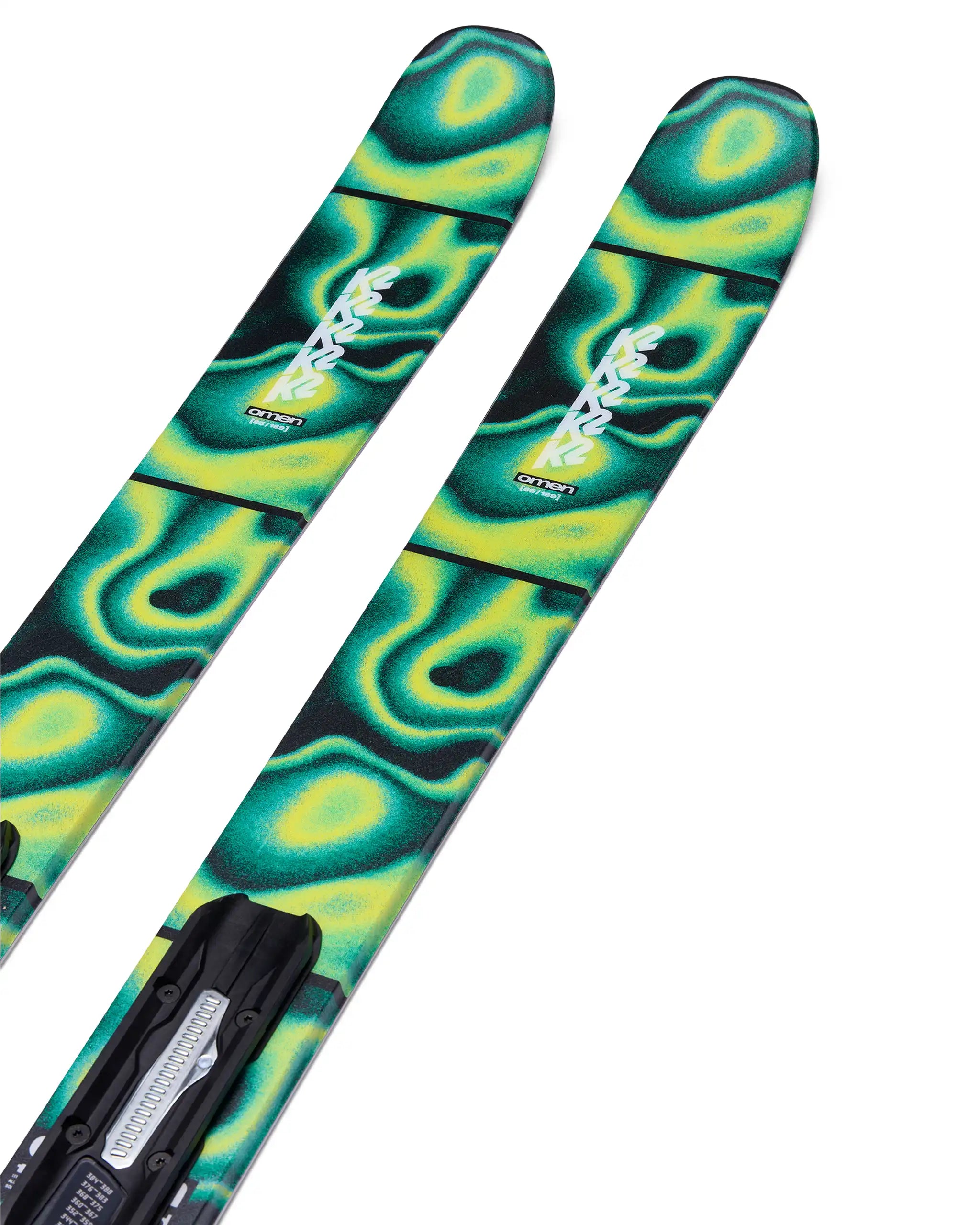 K2 Omen Jr 7.0 + Marker Fdt Jr Skis 2027 tip