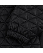 Convertible Micro Puffer Winter Jacket - Black