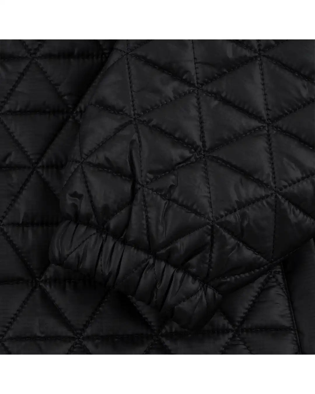 Convertible Micro Puffer Winter Jacket - Black