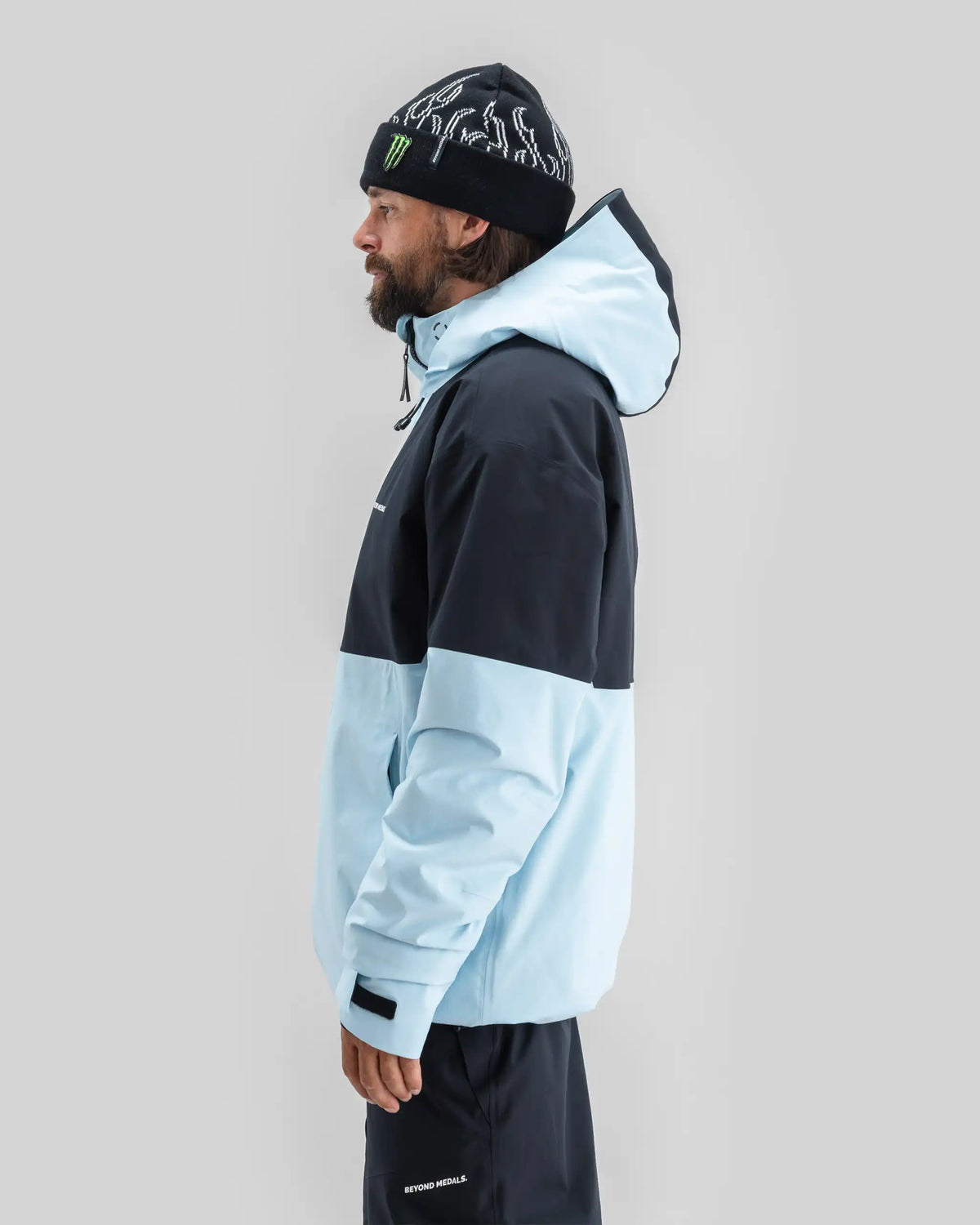 BEYOND MEDALS Fullzip 2L Ripstop Winter Jacket - Light Blue – view 5