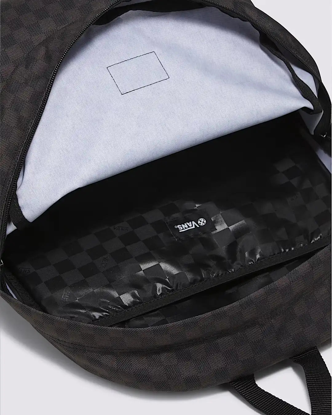 Old Skool Check Backpack - Black/Charcoal