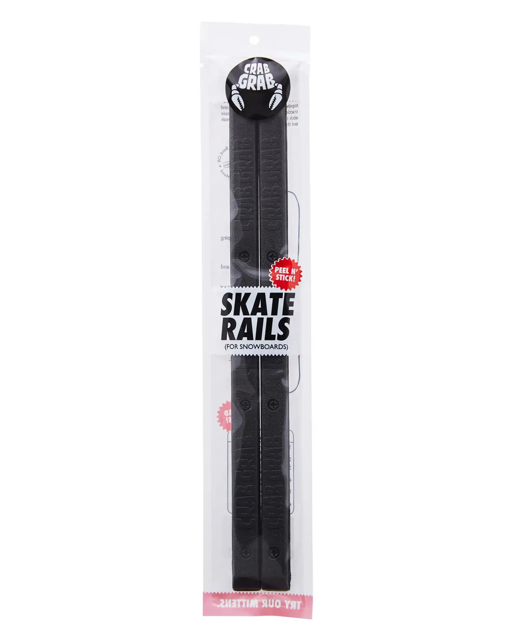 CRAB GRAB Skate Rails - Black Snowboard Accessory – view 2