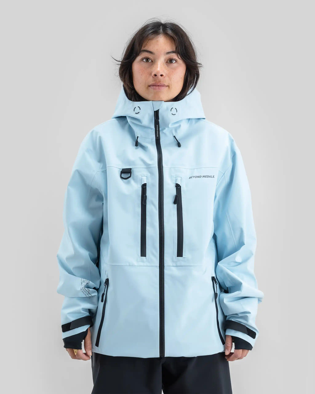 BEYOND MEDALS Pro Tech 3L Winter Jacket - Light Blue – view 2
