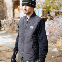 Onion Quilted Vest - Black