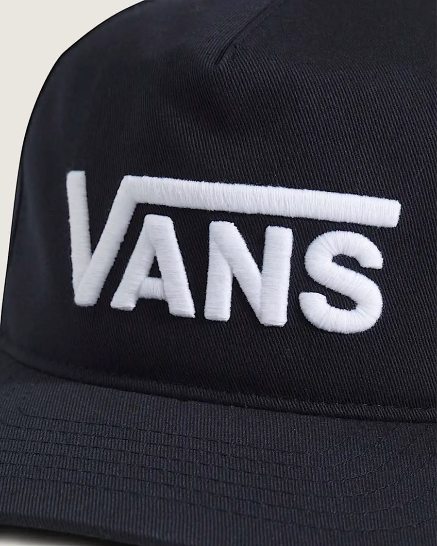 Casquette Drop V Logo Snapback - Black
