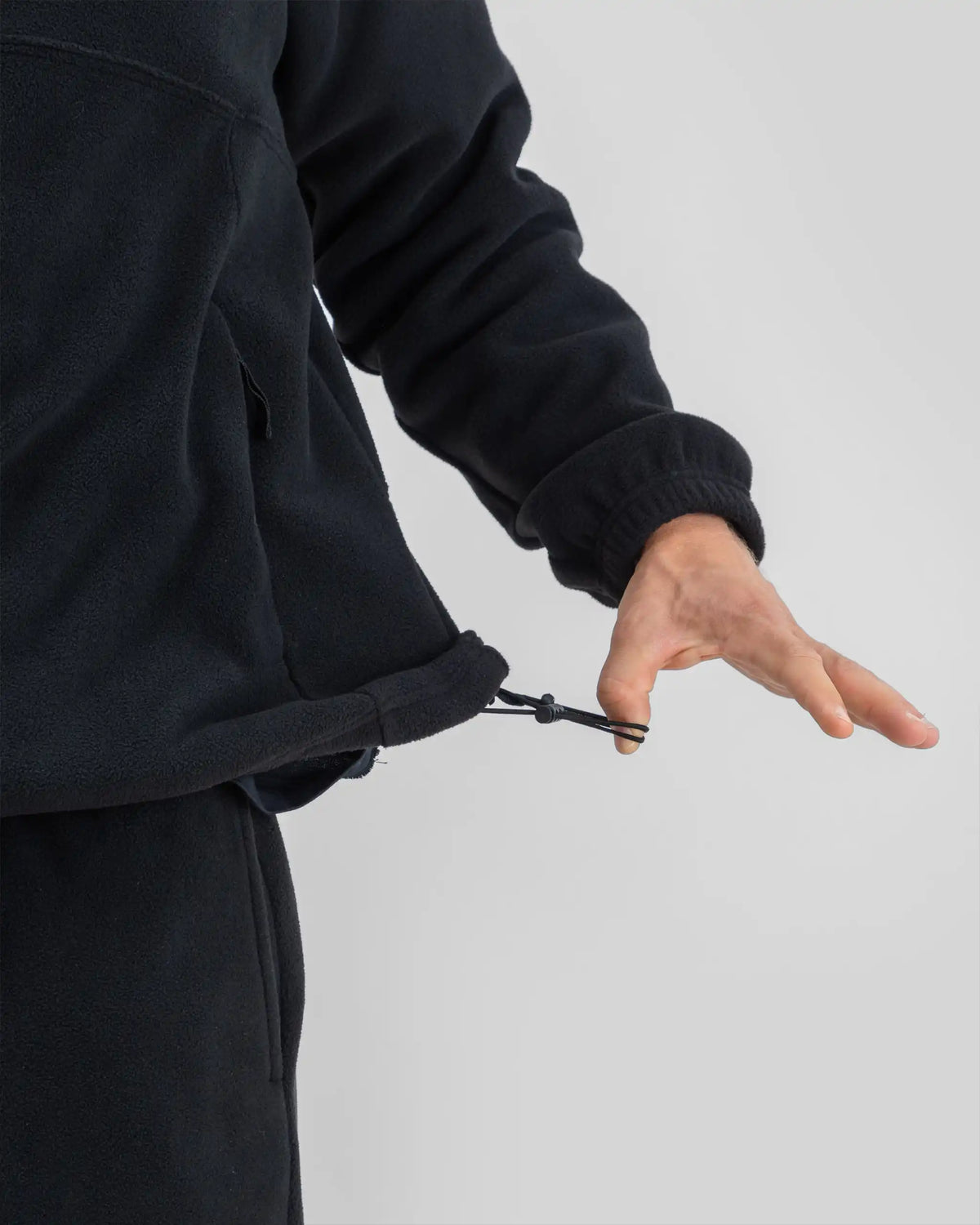 BEYOND MEDALS Half Snap Fleece Fleece - Black – view 5