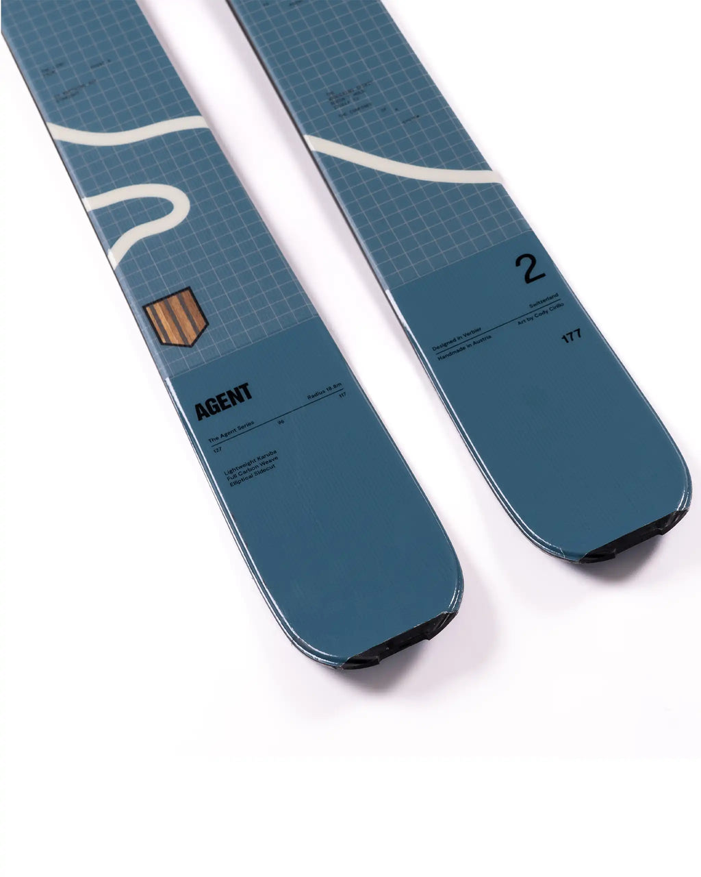 Agent 2 Skis - Blue 2027