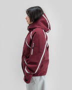 BEYOND MEDALS X Taped 3L Winter Jacket - Dark Red – view 5