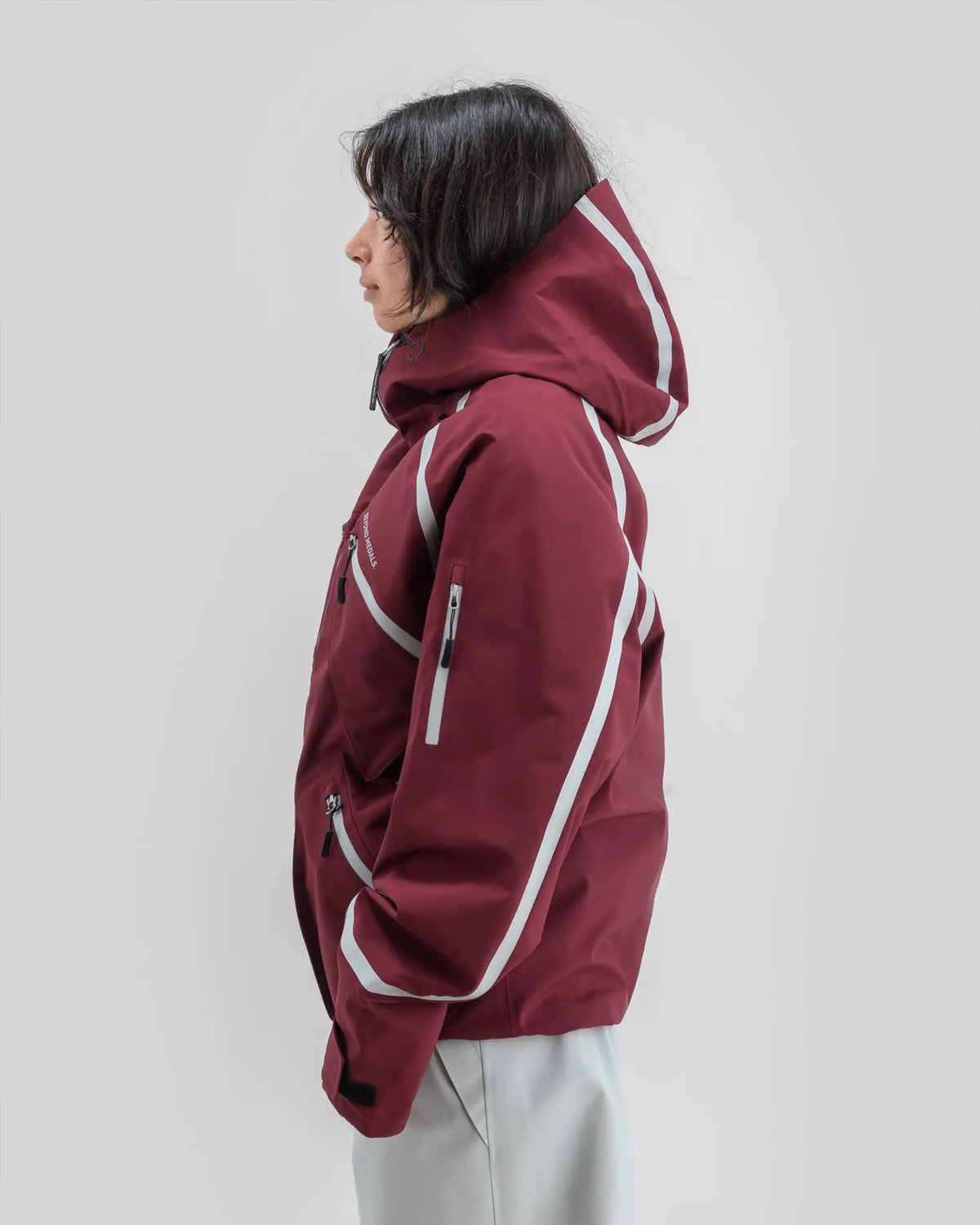BEYOND MEDALS X Taped 3L Winter Jacket - Dark Red – view 5