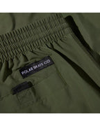 Short Utility Swim Shorts - Dark Olive