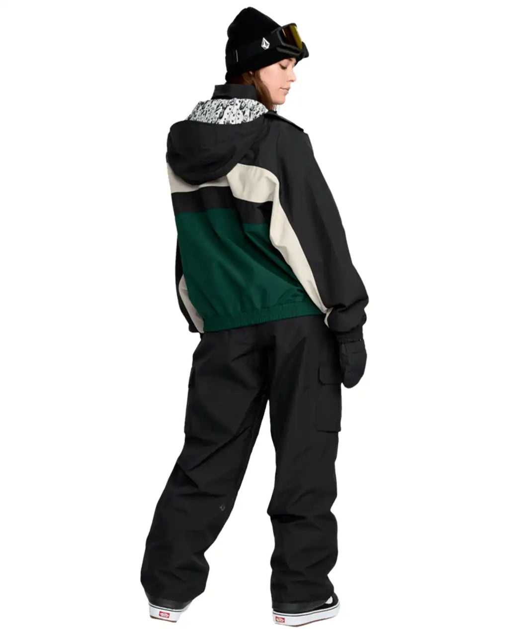 Manteau Neige Dlm - Black/Green