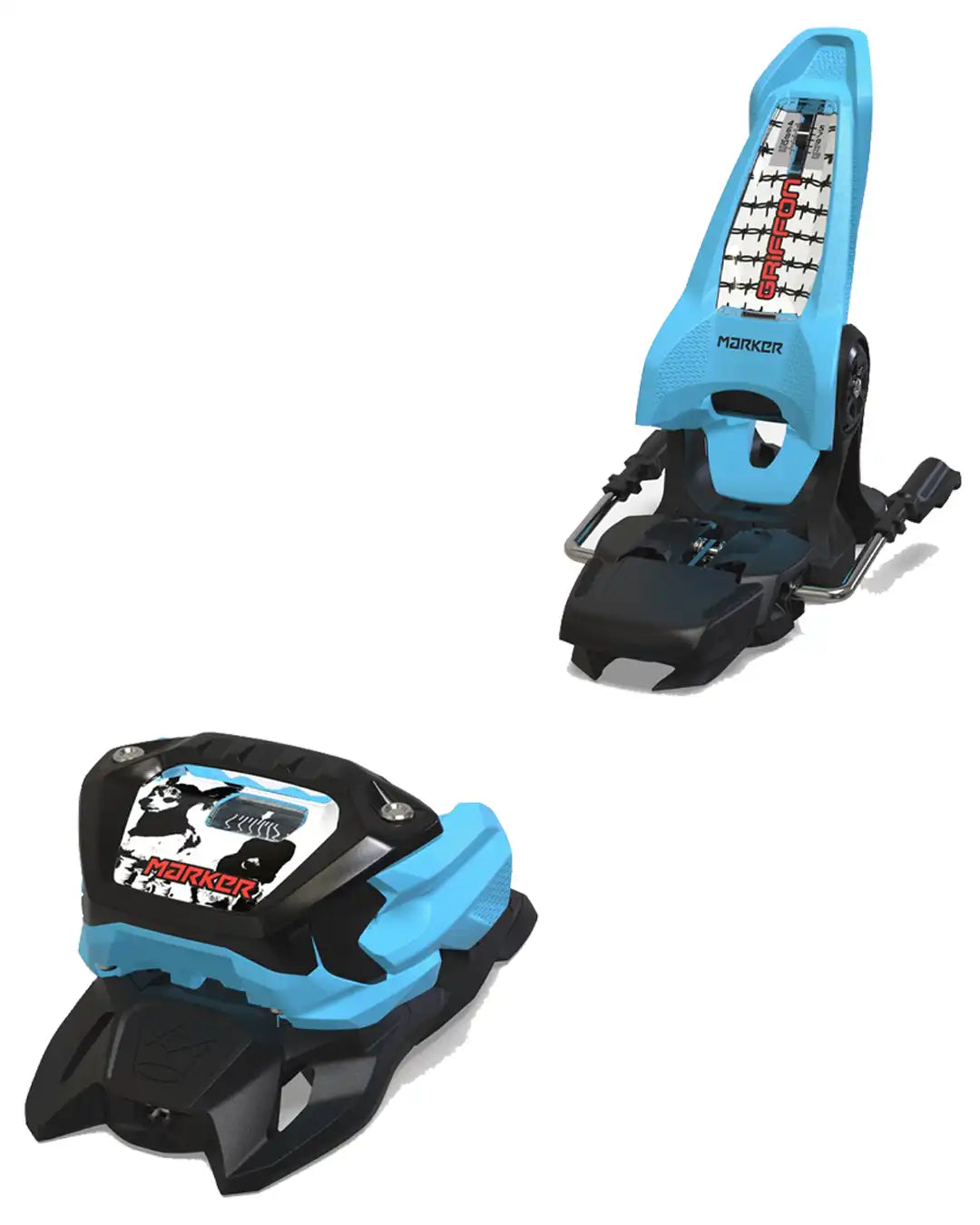 Fixation De Ski Griffon 13 - Black/Light Blue 2026