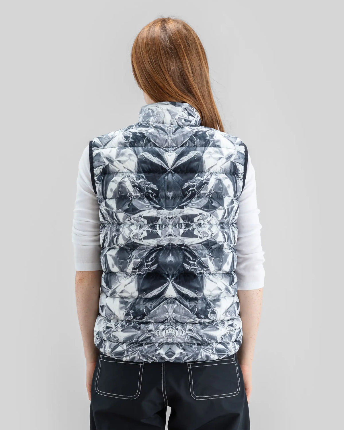 BEYOND MEDALS Packable Down Vest Winter Jacket - Print – view 7