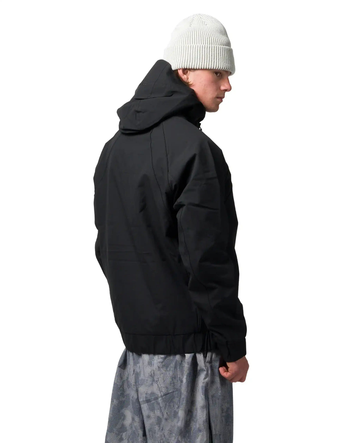 SOUVENIR Insulated Track Jacket Winter Jacket - Black – view 5