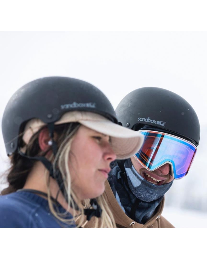 Sandbox Icon Brain Bucket Winter Helmet Black