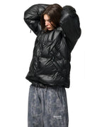 SOUVENIR Mountain Puffy Winter Jacket - Black – view 6