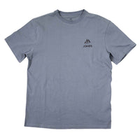 Truckee Back Print Ss T-Shirt - Ash Blue