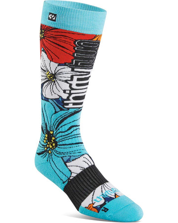 W Double Thermal Socks - Floral