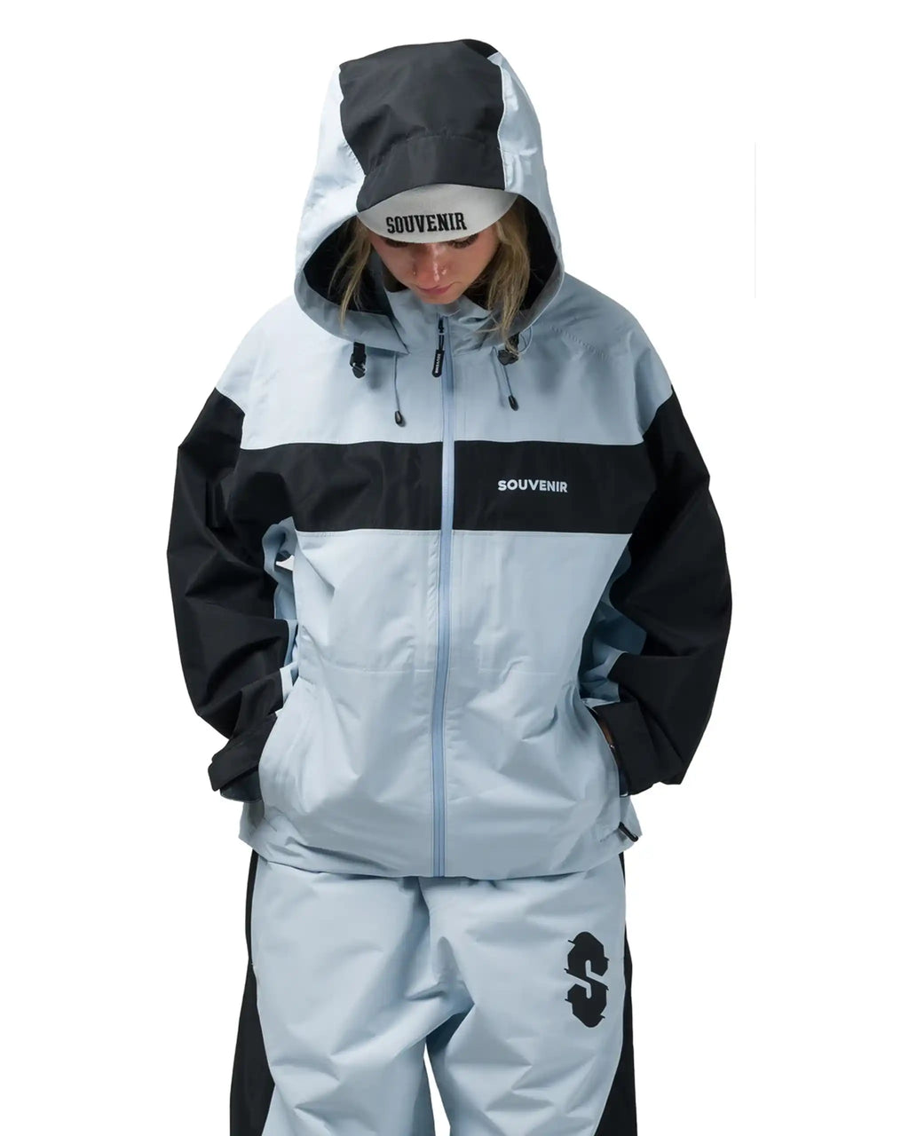 Manteau Neige 2.5 Ply Jacket - Blue par SOUVENIR – vue 6