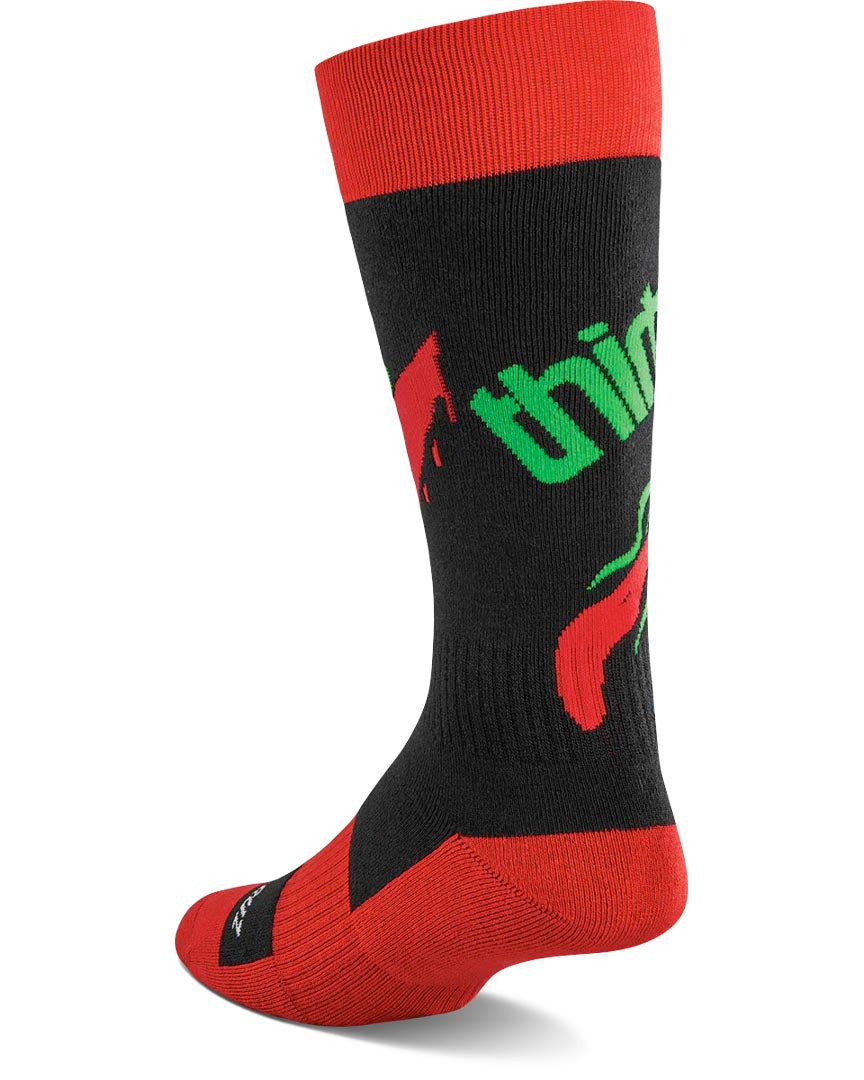 Santa Cruz Thermal Socks - Red/Black
