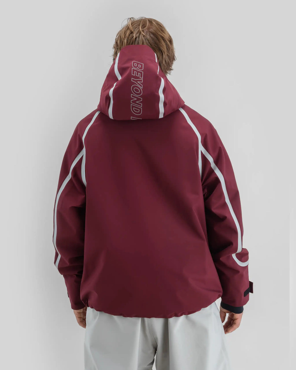BEYOND MEDALS X Taped 3L Winter Jacket - Dark Red – view 6