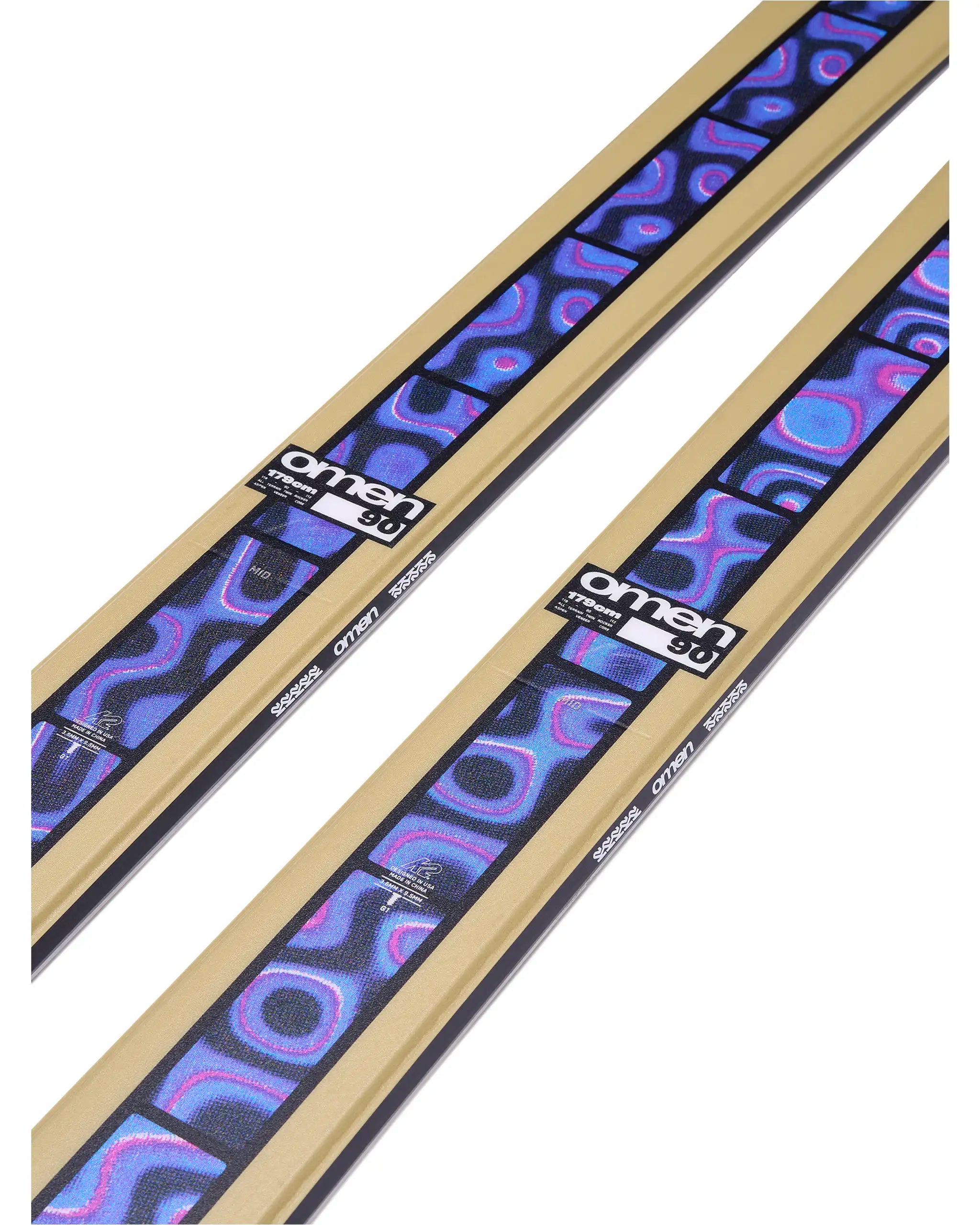 K2 Omen 90 Skis 2027 centre top