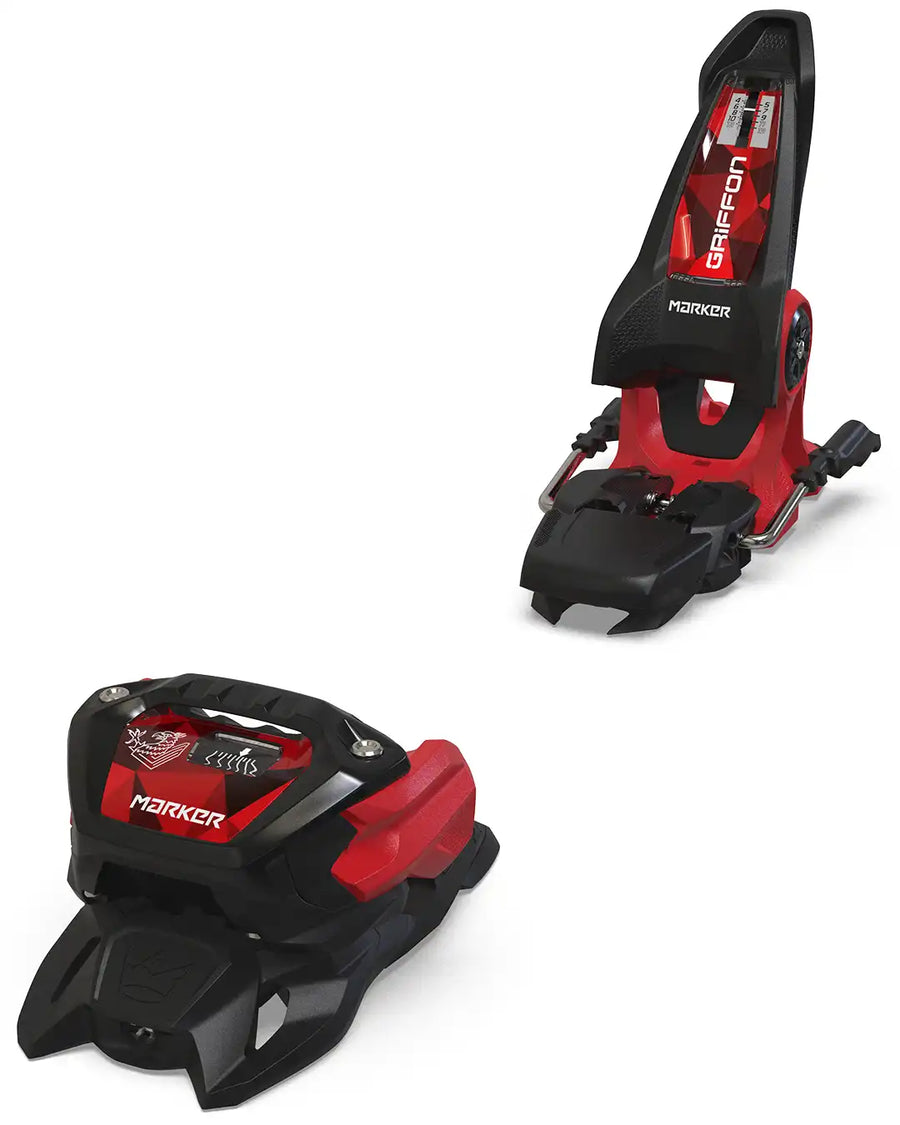 Griffon 13 Ski Bindings - Black/Red 2026