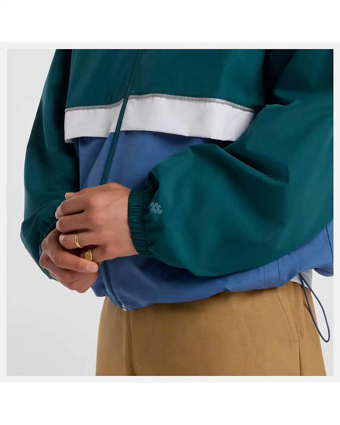 Manteau Numeric Archive - Green/Blue