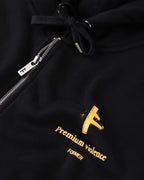 Slant F Zt Zip Hoodie - Black