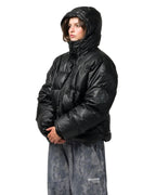SOUVENIR Mountain Puffy Winter Jacket - Black – view 7