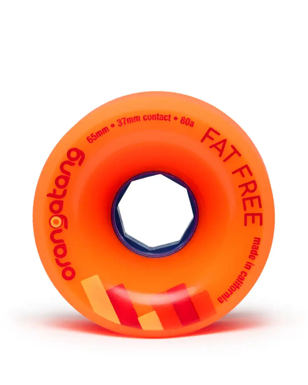 Roues de longboard Fat Free - Orange