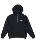 Quilted Hoodie - Black