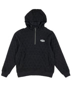 SOUVENIR Quilted Hoodie - Black
