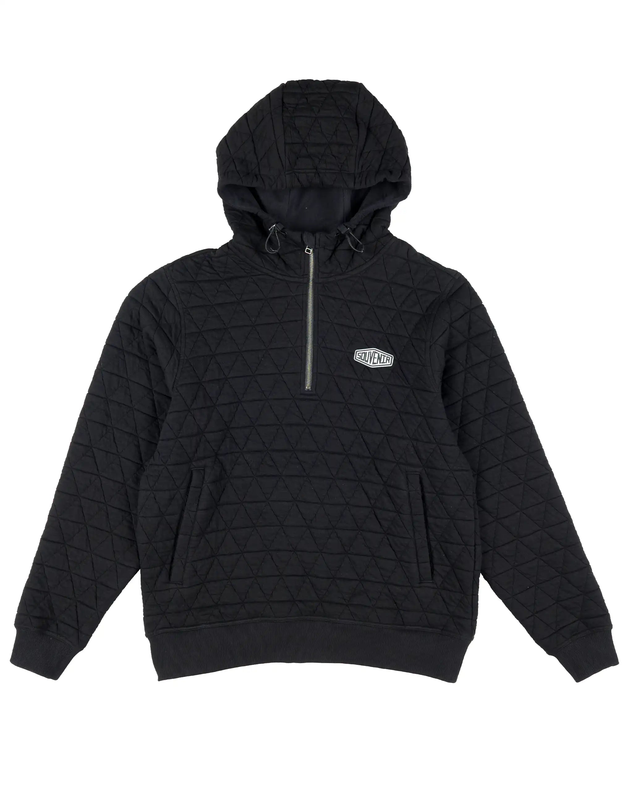 Hoodie Quilted - Black