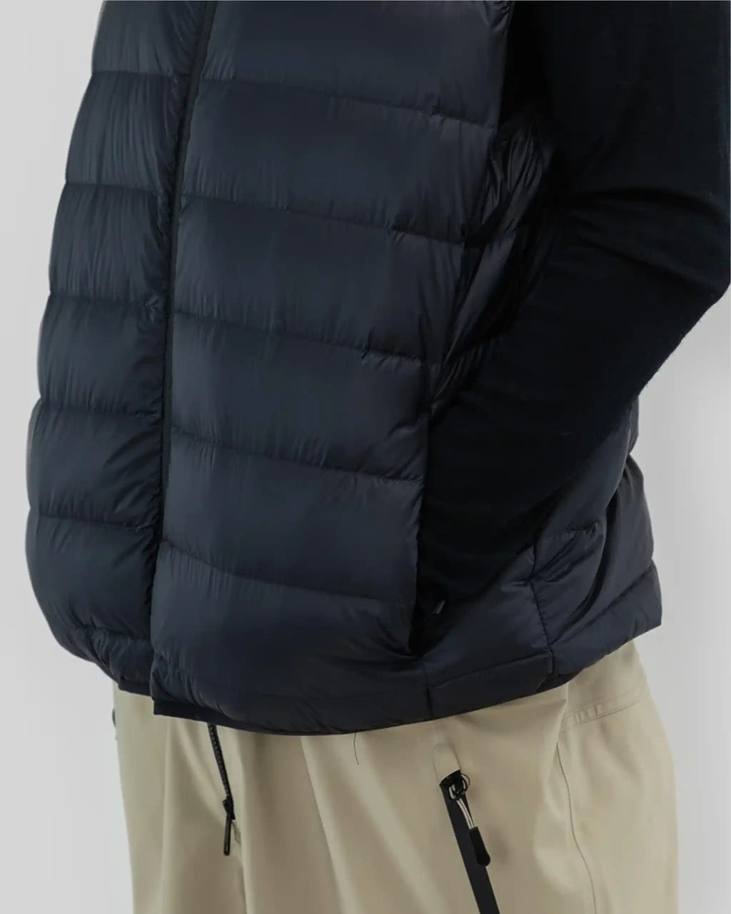 Packable Down Vest - Black