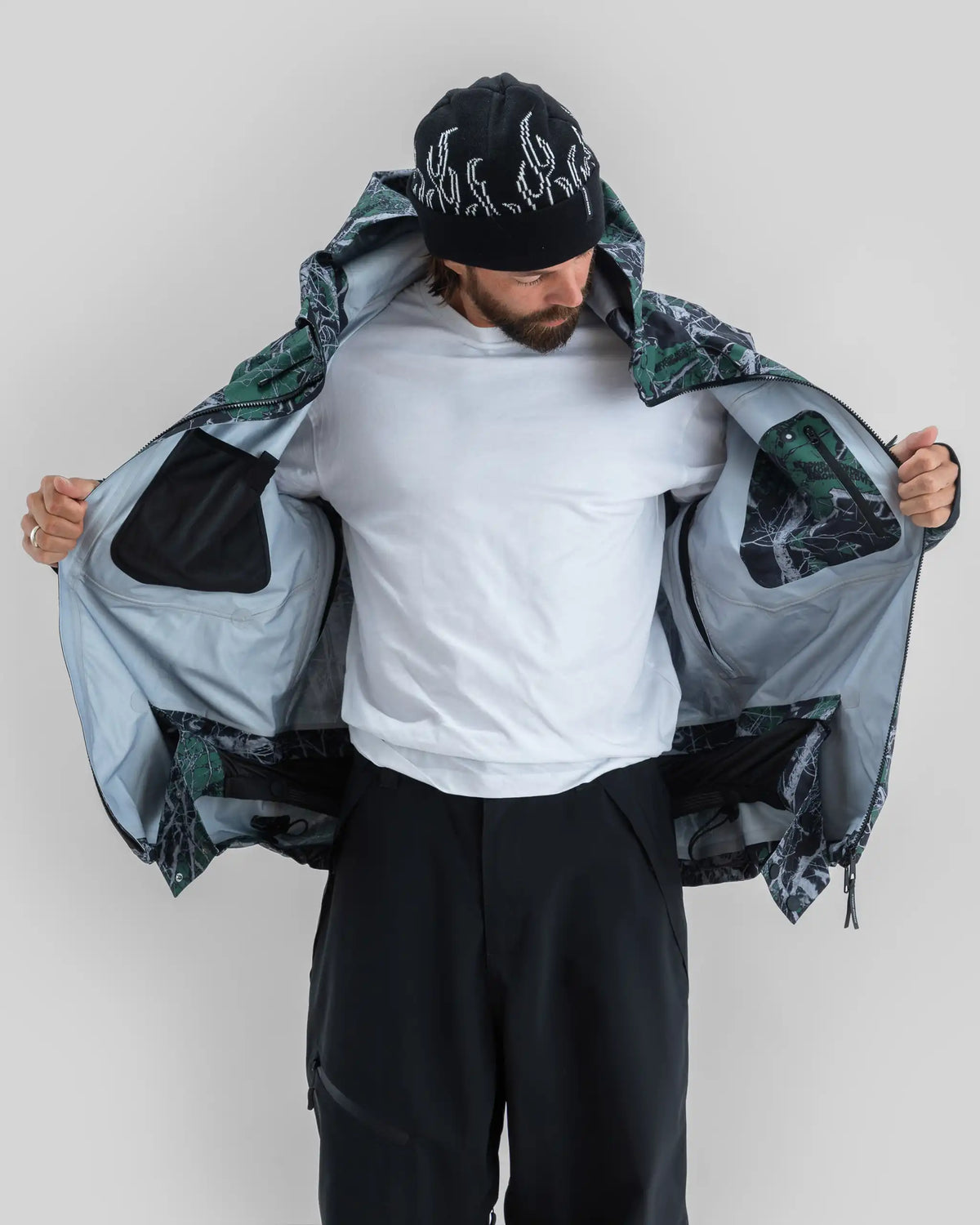 BEYOND MEDALS Pro Tech Print 3L Winter Jacket - Print – view 6