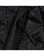 Convertible Micro Puffer Winter Jacket - Black