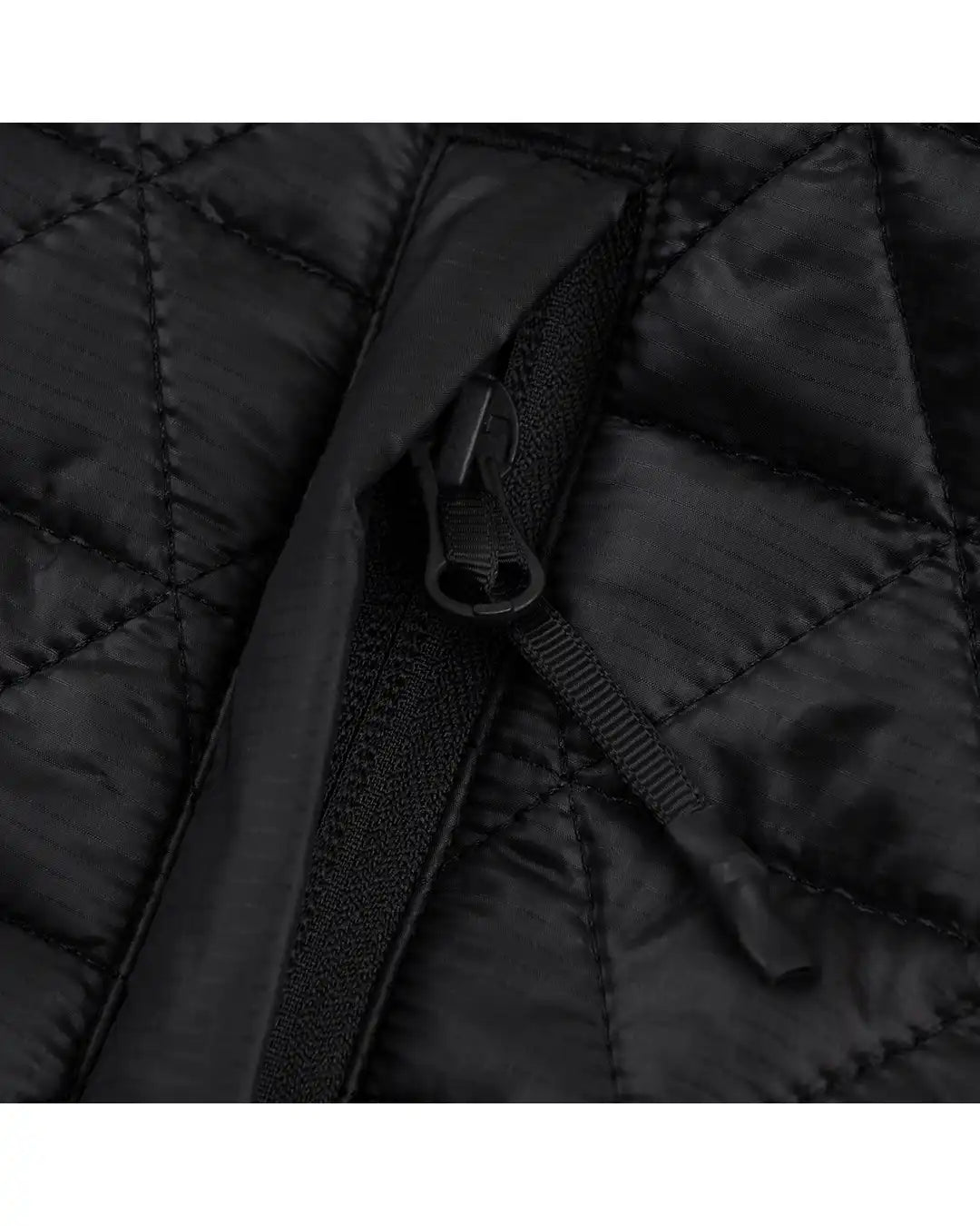 Convertible Micro Puffer Winter Jacket - Black