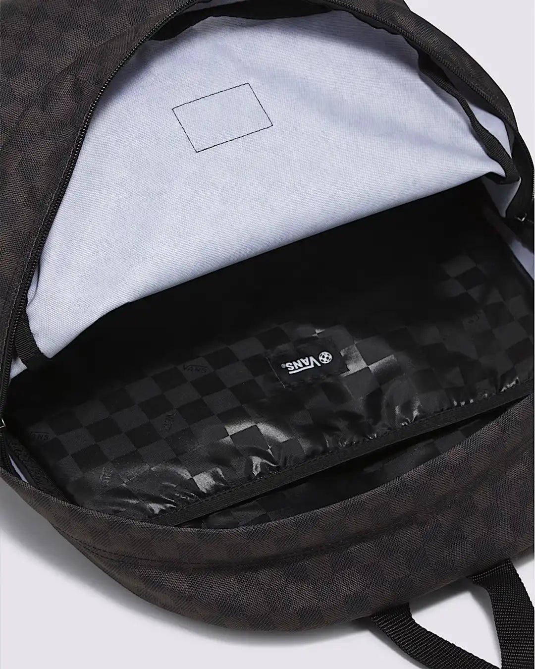 Old Skool Check Backpack - Black/Charcoal