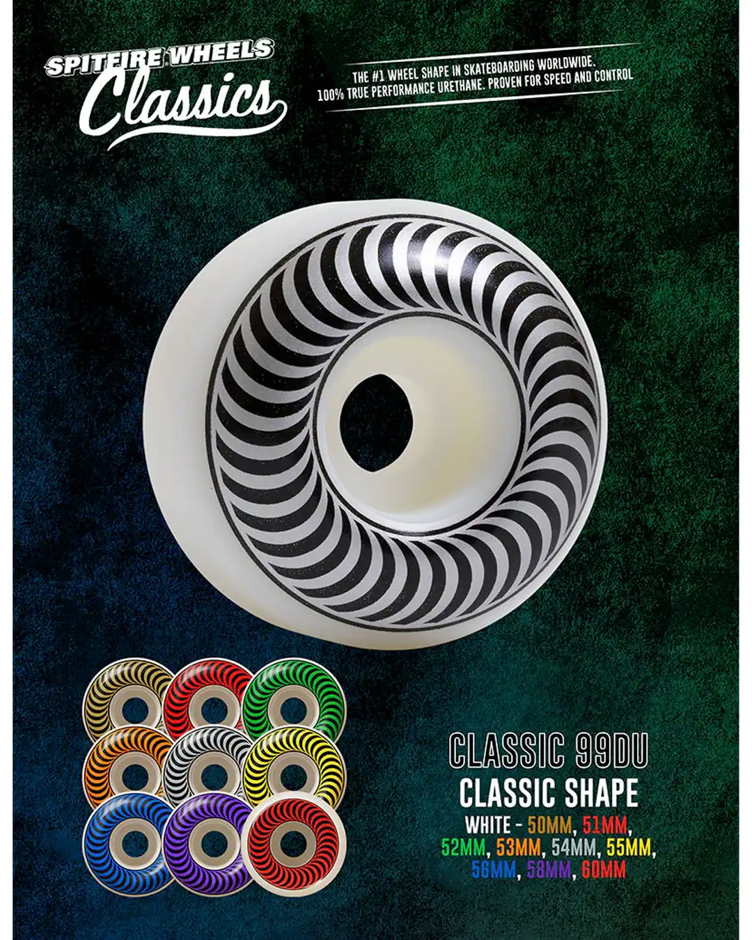 99D Classic Skateboard Wheels
